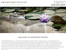 Tablet Screenshot of bradfordpointe.com